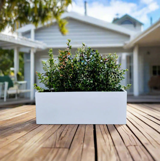Rectangle Huge Fibrecrete Planter – Set of 4