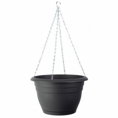 VillaGraph Lightweight Hanging Basket – 30cm Graphite