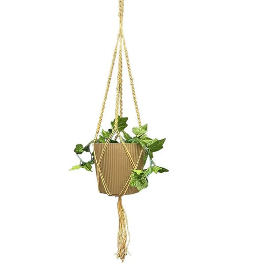 EDEN Boho Macrame Plant Hanger – 155cm (Natural Jute)