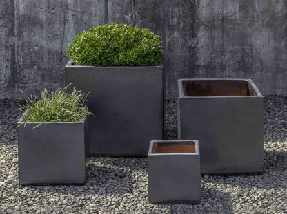 Eco Square Fibrecrete Pot – Set of 4