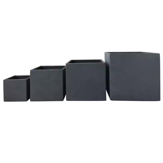 Eco Square Fibrecrete Pot – Set of 4