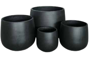 Bunge Fibrecrete Pot – Set of 4