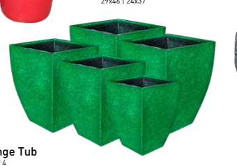 Camilla Curved Fibreglass Colored Planter